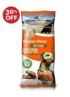Dogsee Chew Dogs Puffy Bars Cheese Treat  80g